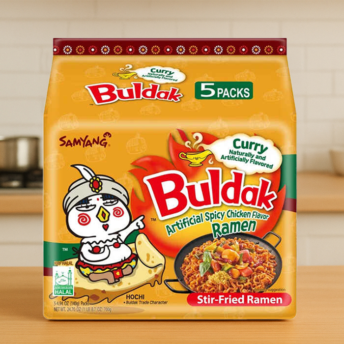 BULDAK NOODLES CURRY NATURAL FLAVOR