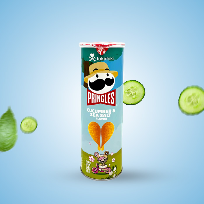 PRINGLES CUCUMBER & SEA SALT FLAVOR