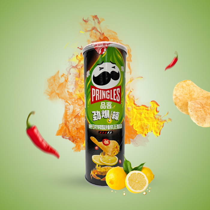 PRINGLES CHILLI LEMON CRAB FLAVOR